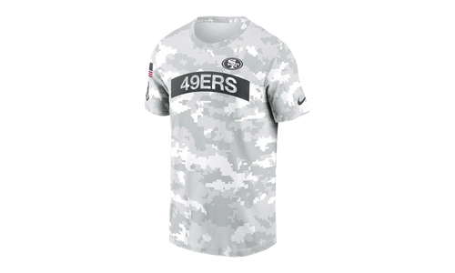 SALUTE TO SERVICE LOGO T-SHIRT "NFL SAN FRANCISCO 49ERS - White Camo" 02G7 10A A2T ZGQ
