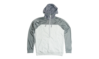 Sportswear Fleece 1/2-Zip Hoodie "Heather Grey Charcoal" CU0122 063