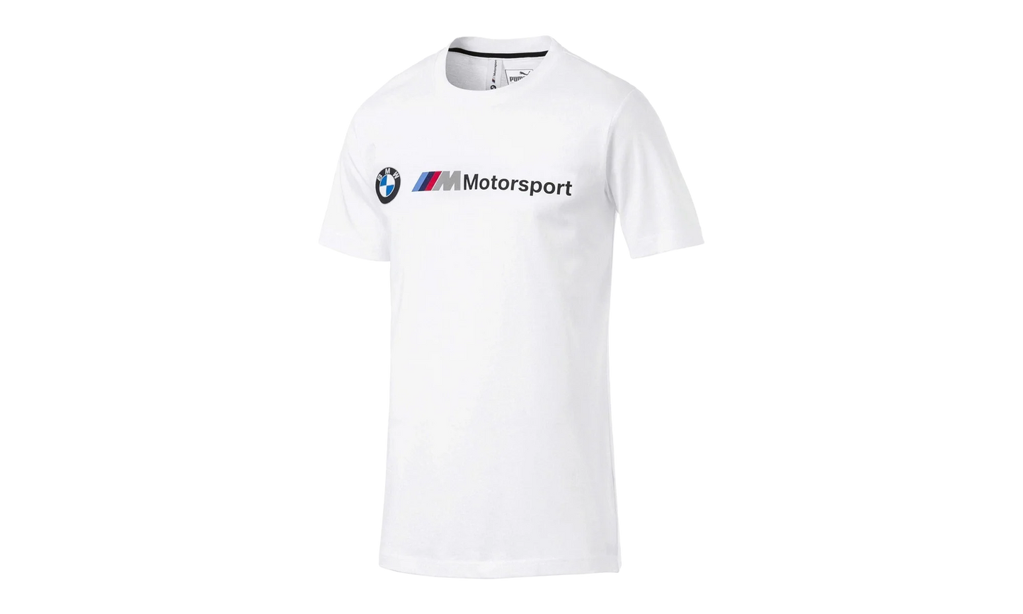 BMW Motorsport Logo Tee "Puma White" 595369 02