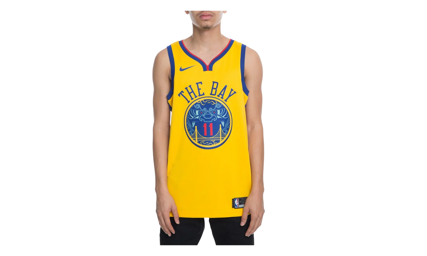 NBA Golden State Warriors Basketball City Edition Swingman Jersey GS "Klay Thompson - Yellow" 9Z2B7BY1P THOMPSON