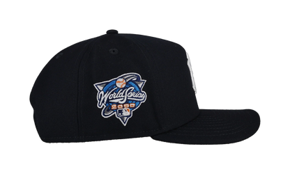 9FIFTY New York Yankees 2000 Team Color A Frame Snapback Hat "Black (Grey Brim)" NE480