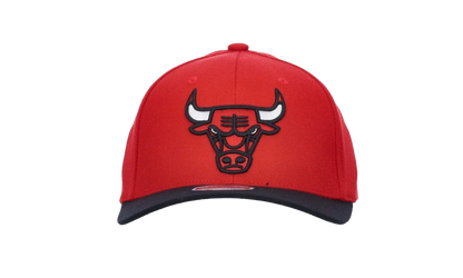 NBA Team 2 Tone 2.0 Stretch Snapback Cap "Chicago Bulls - Red / Black" HHSS3265 CBUYYPPPRDBK