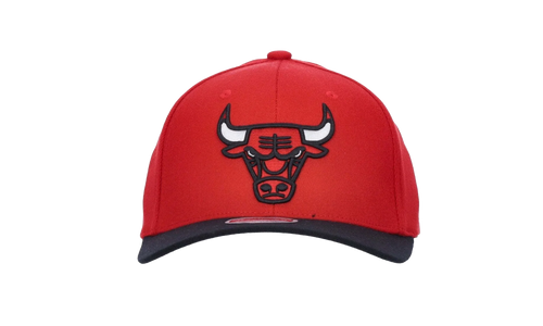 NBA Team 2 Tone 2.0 Stretch Snapback Cap "Chicago Bulls - Red / Black" HHSS3265 CBUYYPPPRDBK