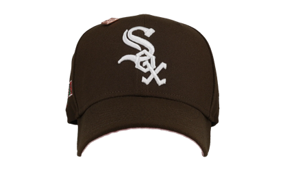 59FIFTY Chicago White Sox 2005 World Series Fitted Hat "Walnut / Pink - Visor" NE96