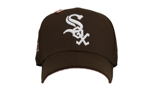 59FIFTY Chicago White Sox 2005 World Series Fitted Hat "Walnut / Pink - Visor" NE96