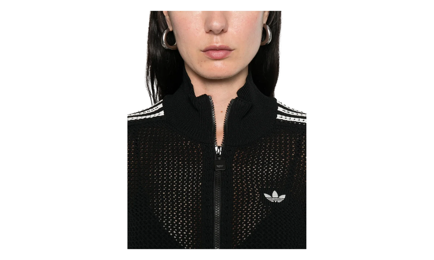 Originals Knitted Crochet Firebird Track Top WMNS "Black" KC6497