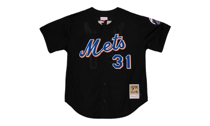 MLB Mike Piazza Jersey "2000 New York Mets - Black" ABBF7117 NYM00MPIBLCK