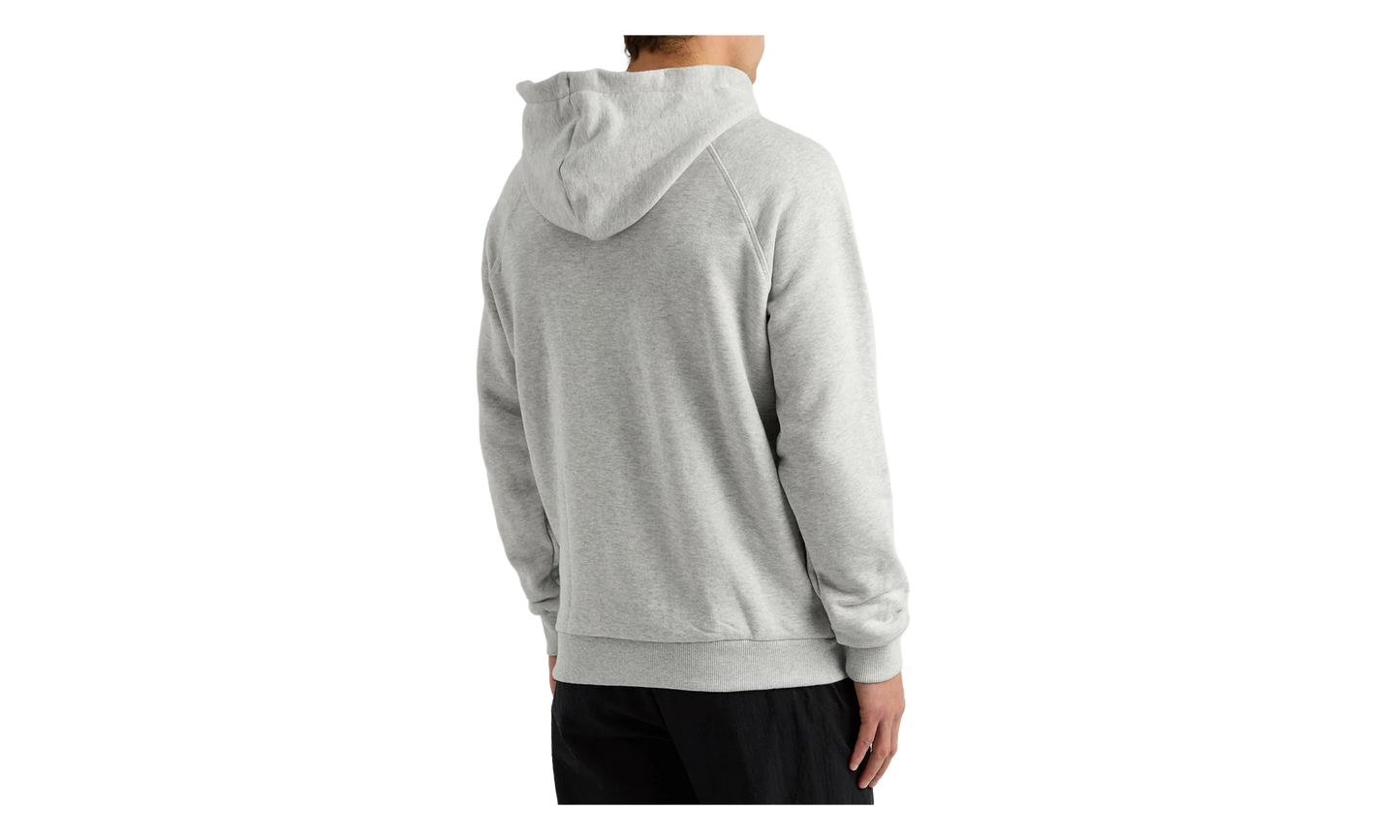Embroidered Floral Logo Hoodie "Grey" DT350