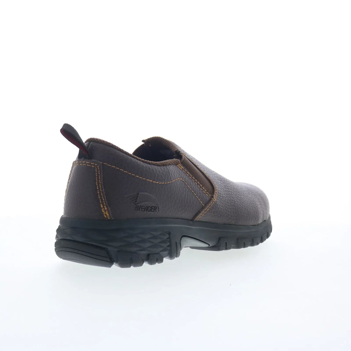 Avenger Flight Slip-On Alloy Toe A7000 Mens Brown Work & Safety Shoes