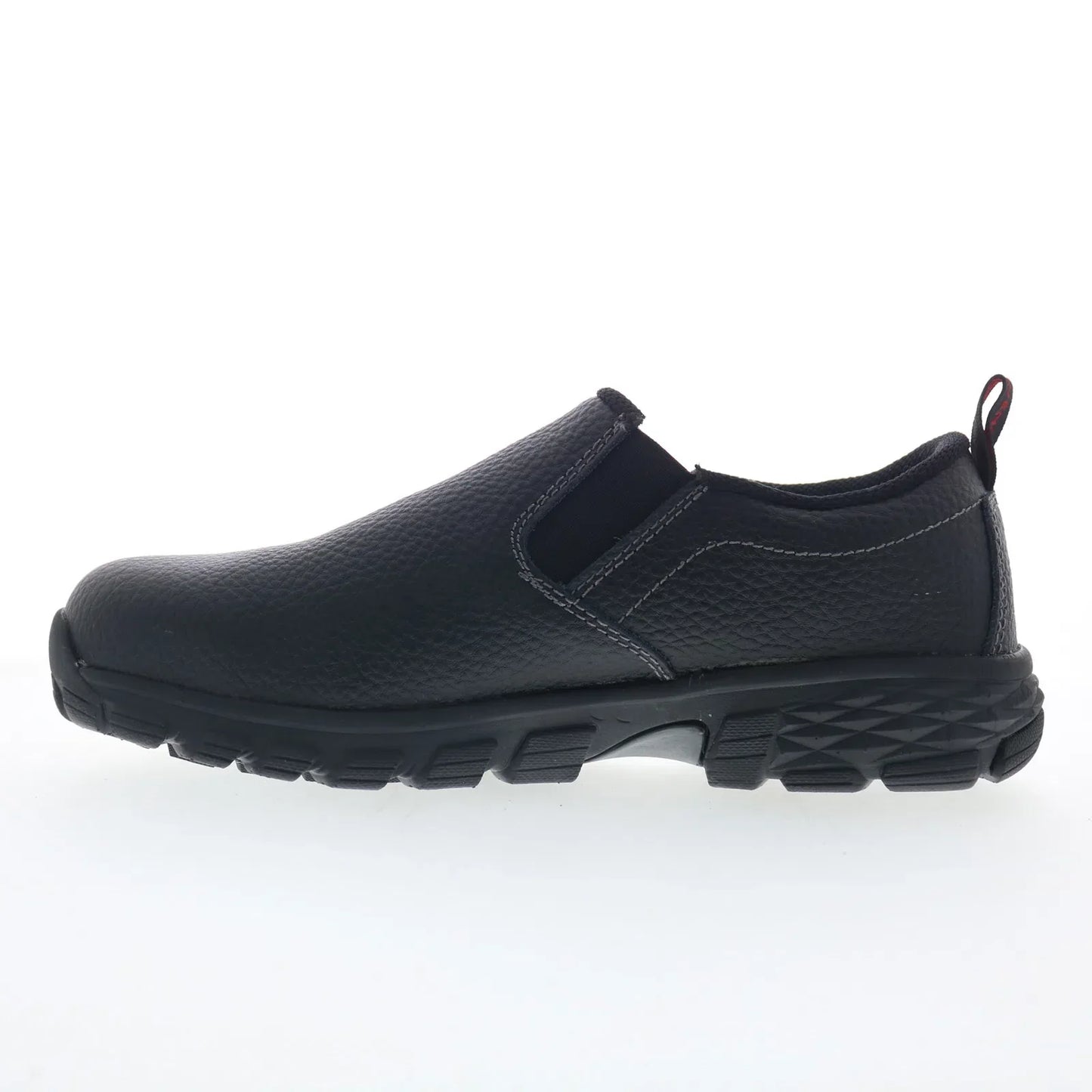 Avenger Flight Slip-On Alloy Toe A7001 Mens Black Wide Work & Safety Shoes