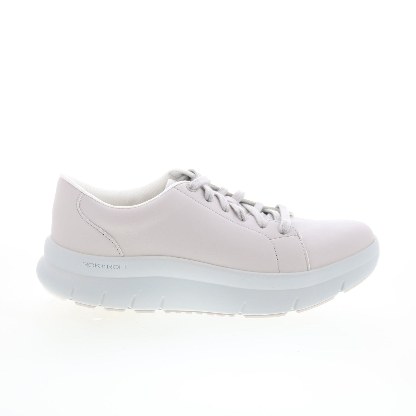 Alegria Flote FLO-7498 Womens Gray Leather Lifestyle Sneakers Shoes