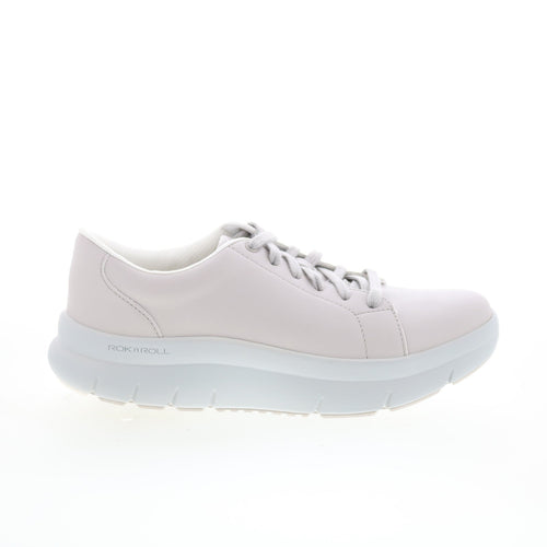 Alegria Flote FLO-7498 Womens Gray Leather Lifestyle Sneakers Shoes