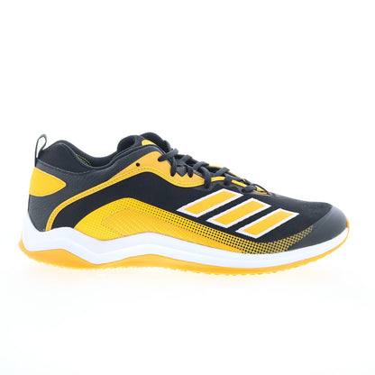 Icon 6 Turf FV9370 Mens Black Mesh Lace Up Athletic Baseball Shoes