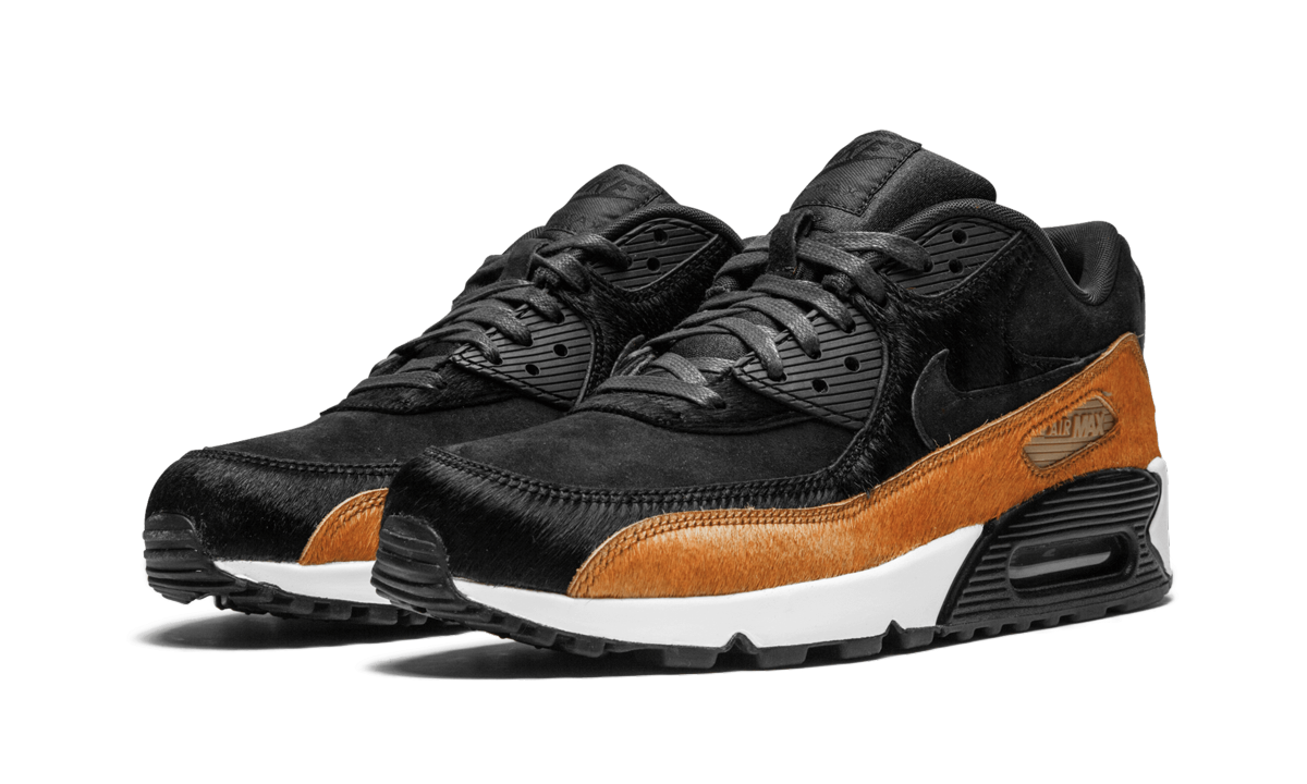 AIR MAX 90 LX MNS WMNS "Pony Hair - Black/Cider" 898512 005