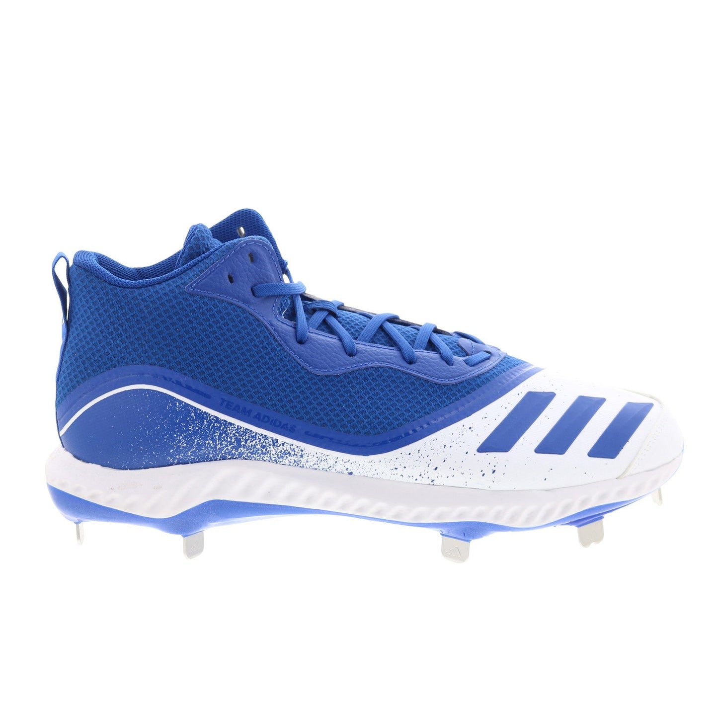 Icon V Bounce Mid G28273 Mens Blue Athletic Baseball Cleats Shoes