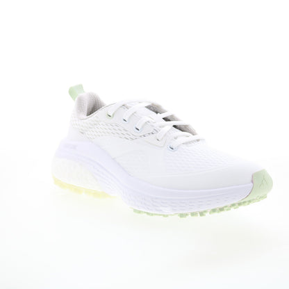 Solarmotion GX4020 Womens White Synthetic Lace Up Athletic Golf Shoes