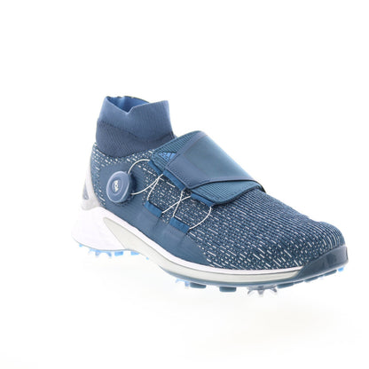 ZG21 Motion BOA H68593 Mens Blue Mesh Slip On Athletic Golf Shoes
