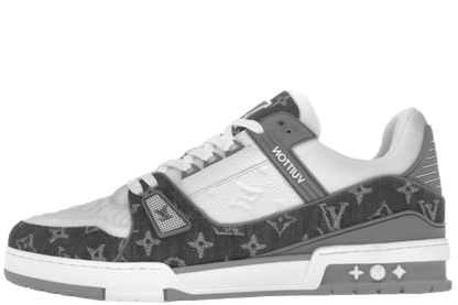Trainer Monogram Denim Grey White