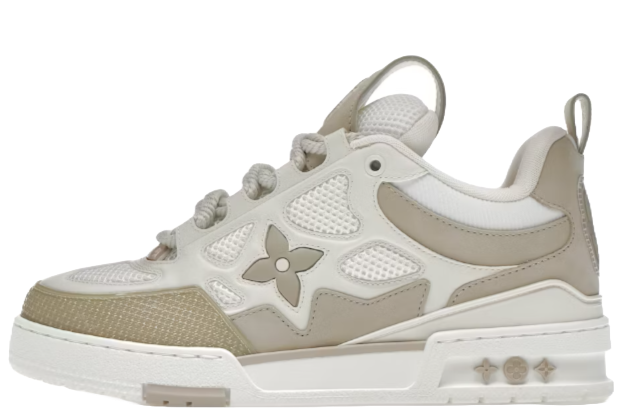 Skate Sneaker Beige White