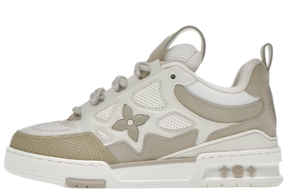 Skate Sneaker Beige White