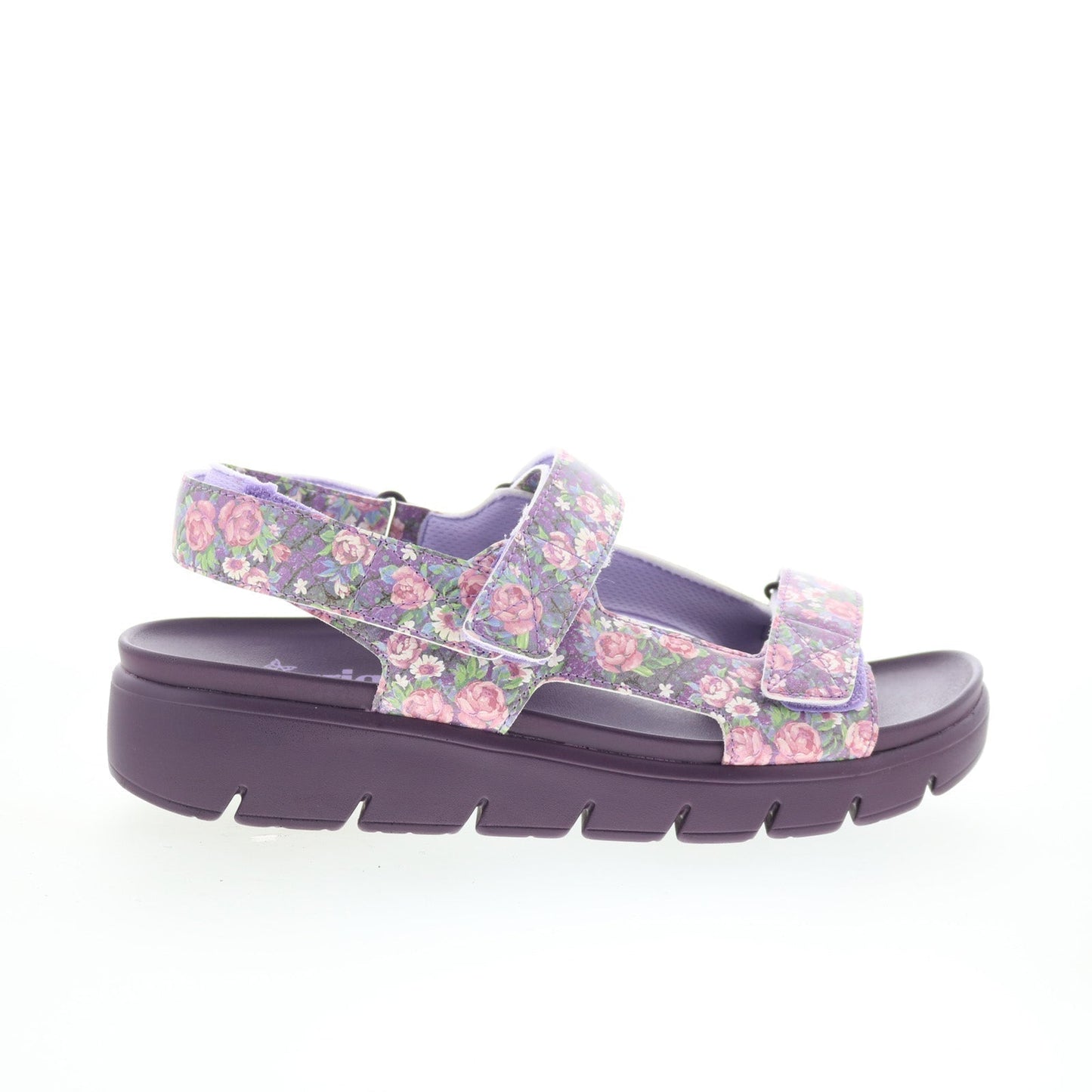 Alegria Henlee HLE-7436 Womens Purple Synthetic Strap Sandals Shoes