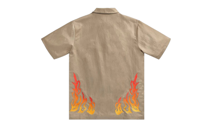 CACTUS JACK BUTTON DOWN SHIRT "Beige" CW3128 247