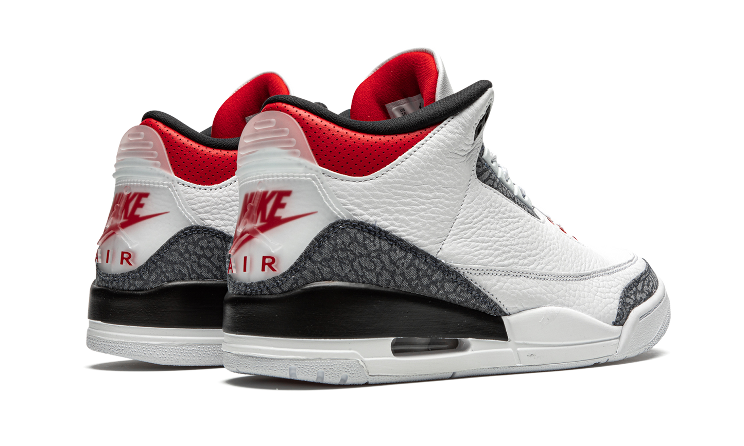 3 Retro SE DNM "Fire Red Denim" CZ6431 100