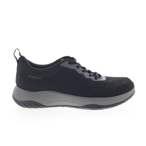 Alegria In8 IN8-601 Womens Black Canvas Lace Up Lifestyle Sneakers Shoes