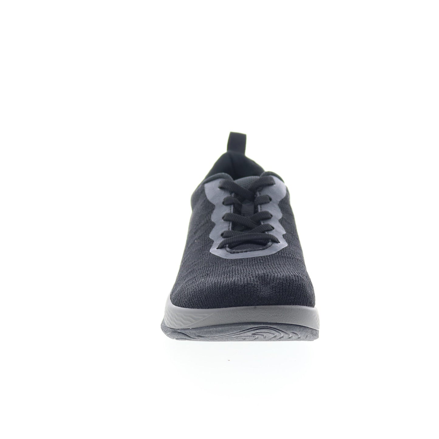 Alegria In8 IN8-601 Womens Black Canvas Lace Up Lifestyle Sneakers Shoes