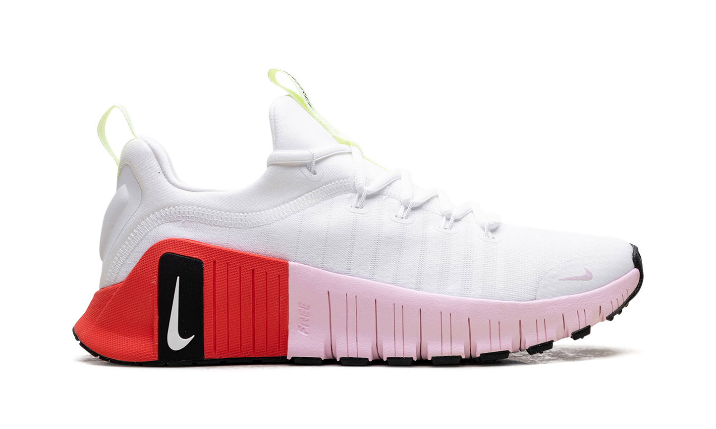 Free Metcon 6 WMNS"White Barely Volt Bright Crimson Pink Foam" IB4526 100