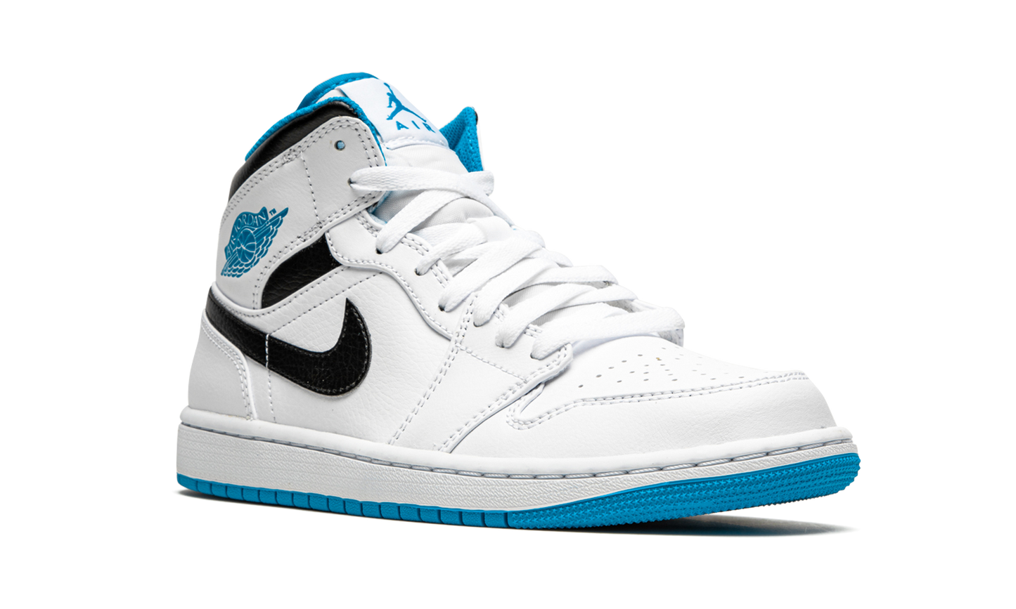 1 Mid "White / Laser Blue" 554724 141