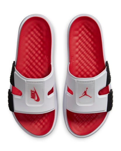 Hydro 8 Retro Slide White Black Fire Red