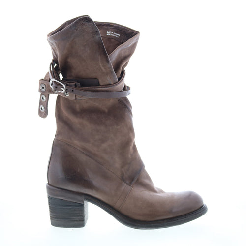 Judd Womens Brown Leather Zipper Casual Dress Boots