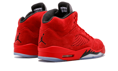 5 Retro "Red Suede" 136027 602