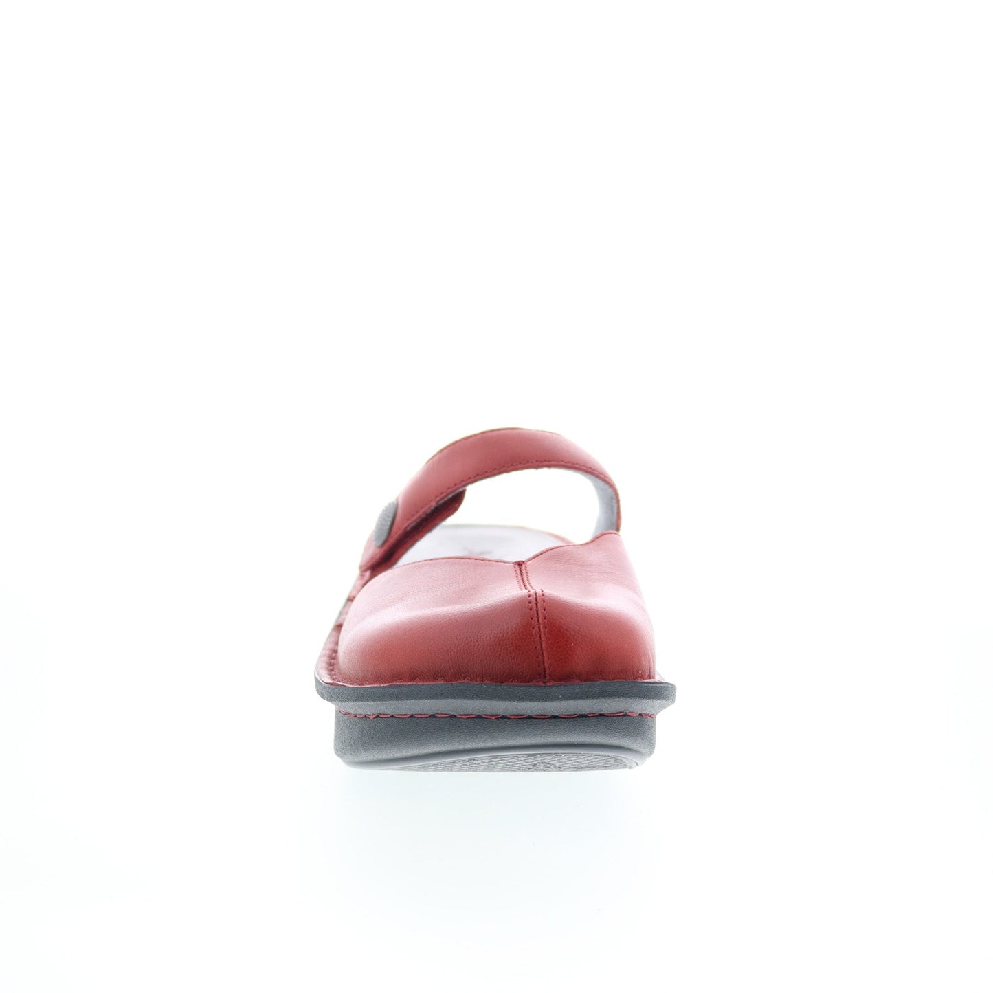 Alegria Kamila Garnet KAM-6107 Womens Red Leather Slides Sandals Shoes
