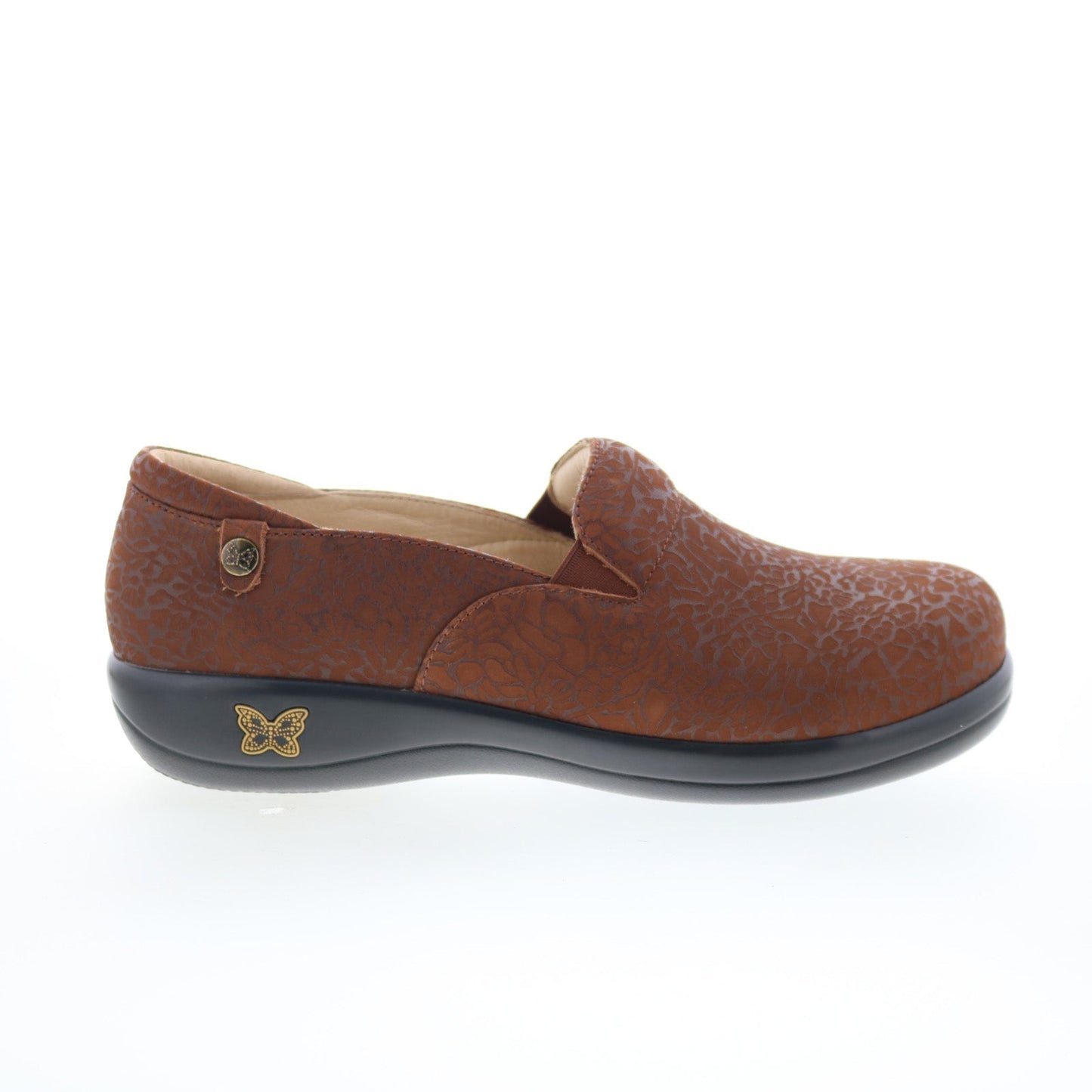 Alegria Keli Delicut KELI-7608 Womens Brown Leather Loafer Flats Shoes