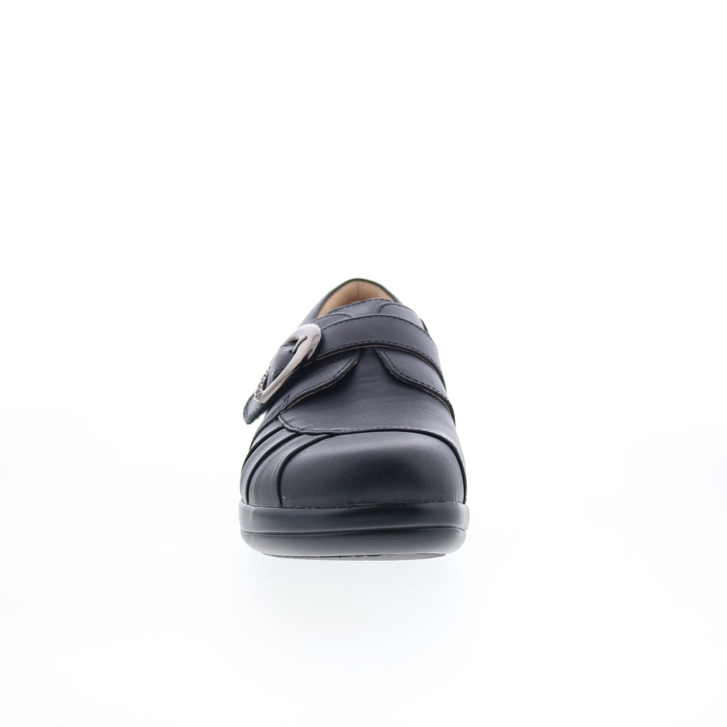 Alegria Khloe KHL-601 Womens Black Leather Loafer Flats Shoes