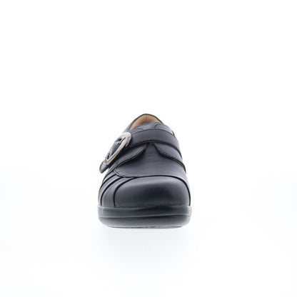 Alegria Khloe KHL-601 Womens Black Leather Loafer Flats Shoes