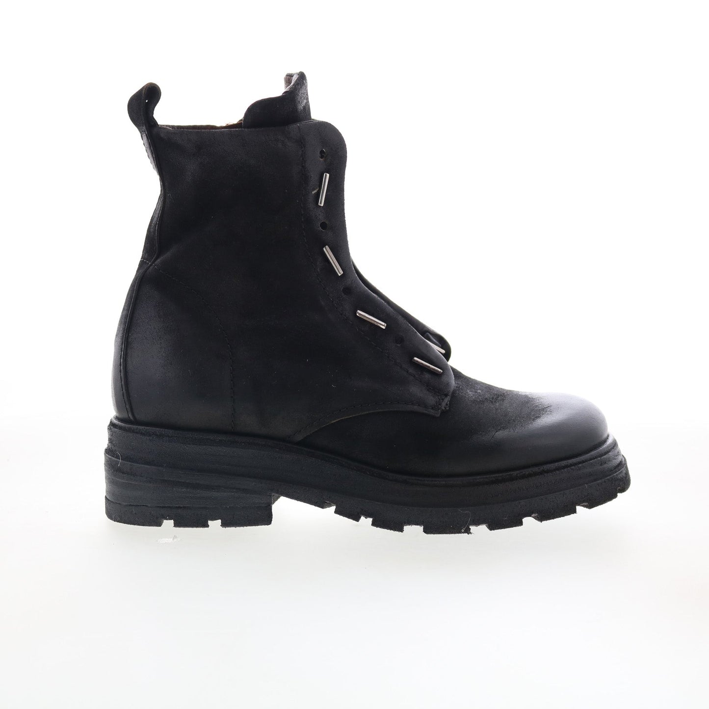 Lanford Womens Black Leather Zipper Casual Dress Boots