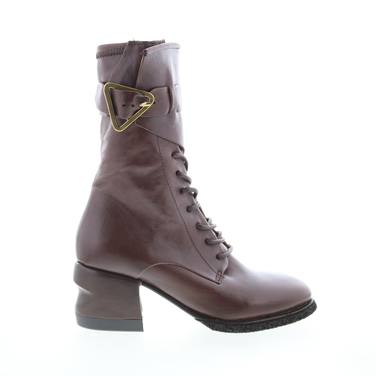Layne Womens Brown Leather Zipper Casual Dress Boots