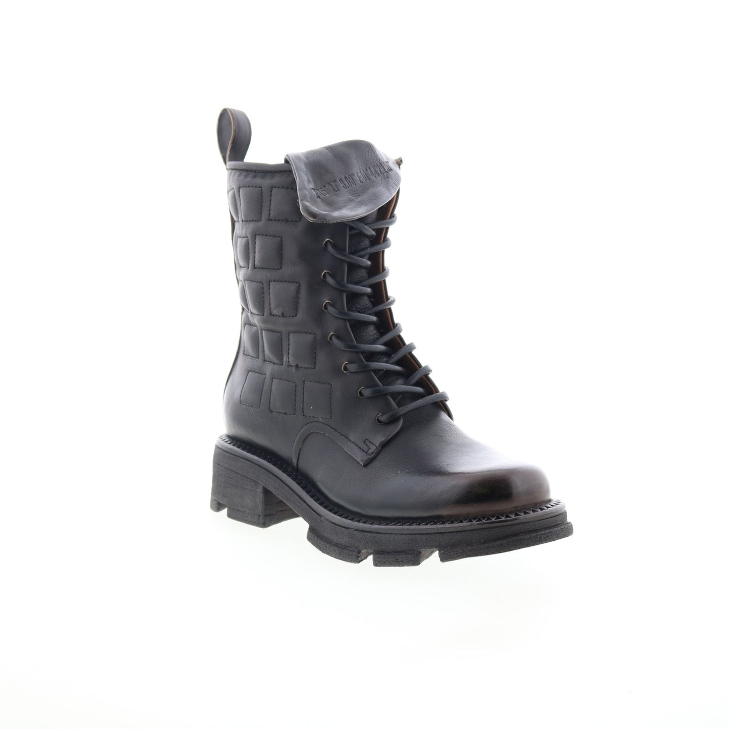 Lockwood Womens Black Leather Zipper Casual Dress Boots