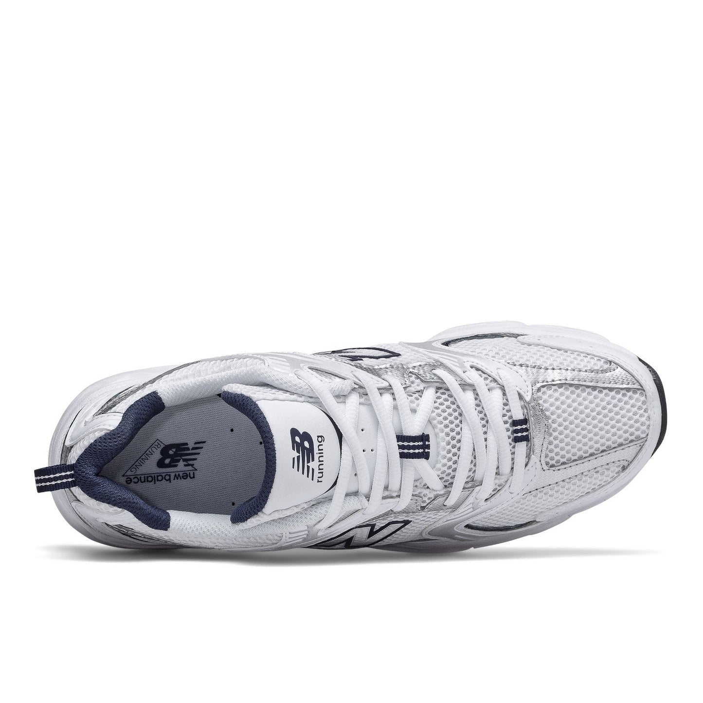Unisex 530 in White with Natural Indigo