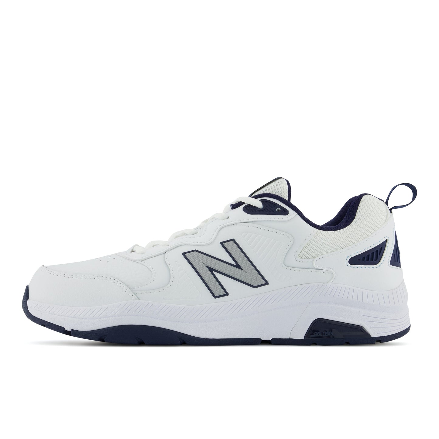 Men's MX857v3 in White with Navy and Rain Cloud