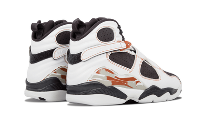 8 Retro LS "WHITE / ANTHRACITE - DARK ORANGE" 317258 104