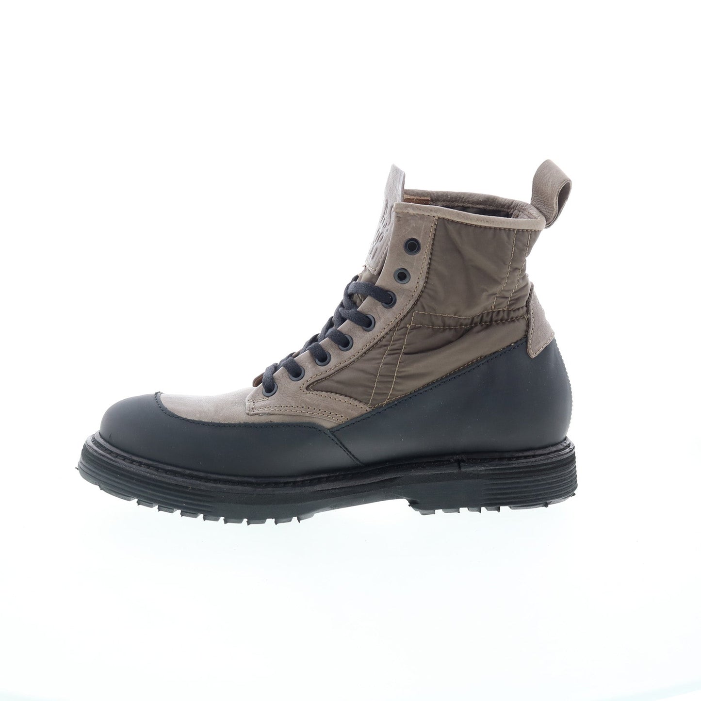 Rupert Mens Gray Synthetic Lace Up Casual Dress Boots