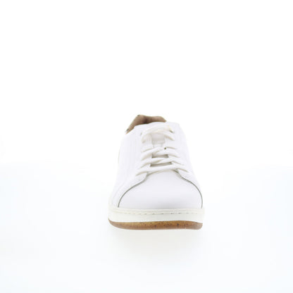 Aetrex Blake PC133 Womens White Leather Lace Up Lifestyle Sneakers Shoes