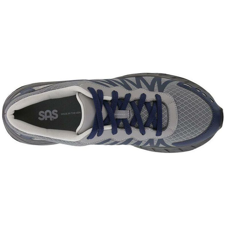 Men's Pursuit Lace Up Sneaker in Gray/Navy