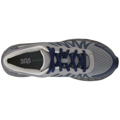 Men's Pursuit Lace Up Sneaker in Gray/Navy