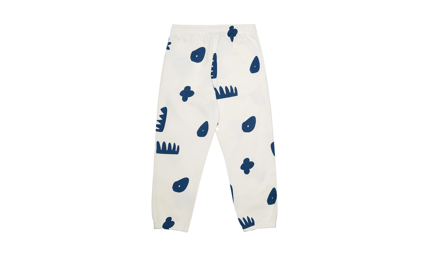Artist Series By Mia Lee Fleece Pants "MIA LEE WHITE ROYAL" DV2008-133