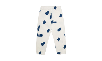 Artist Series By Mia Lee Fleece Pants "MIA LEE WHITE ROYAL" DV2008-133
